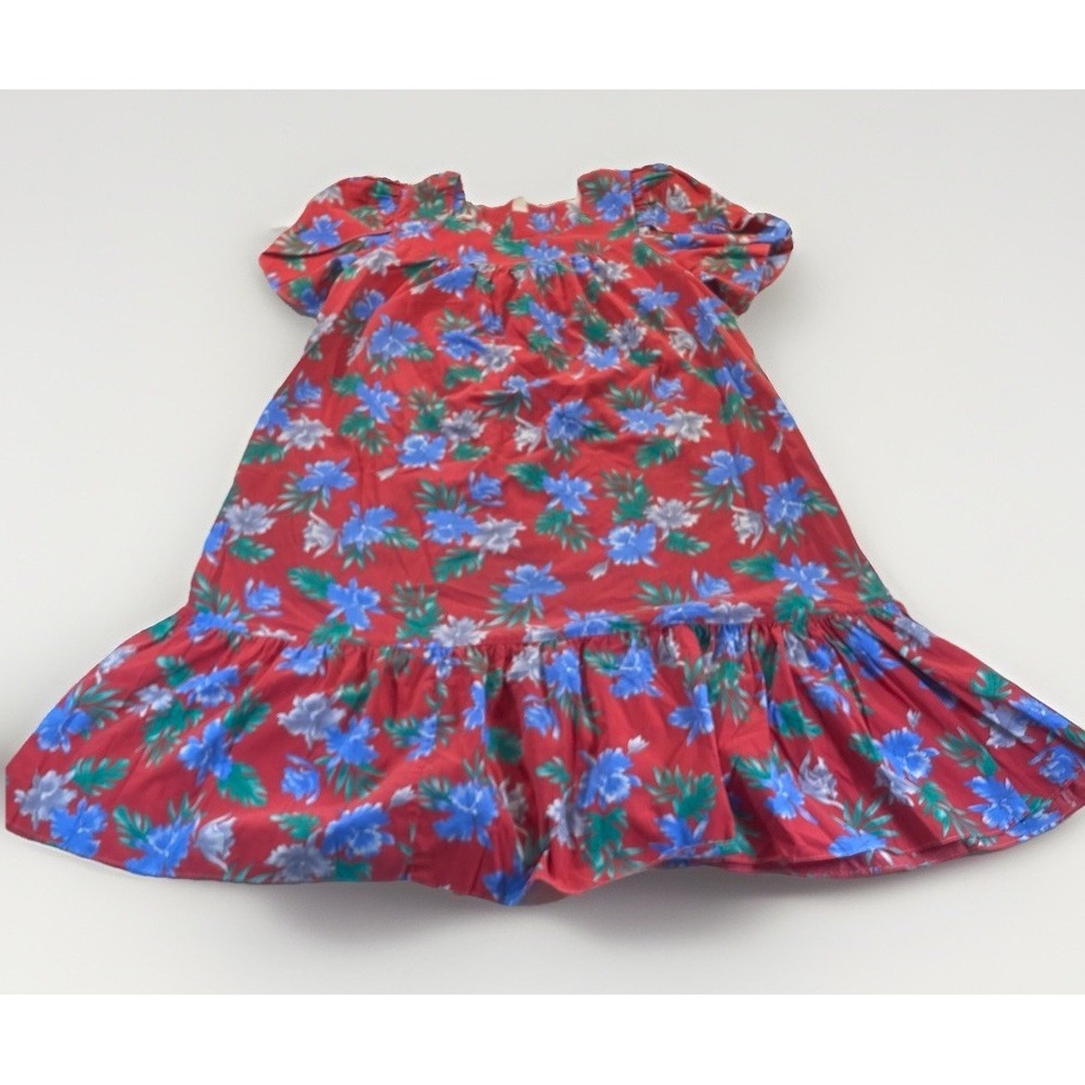 VTG Red Floral Hawaiian Mumu Dress Made In Hawaii,‎ USA 4xl Cotton Blend